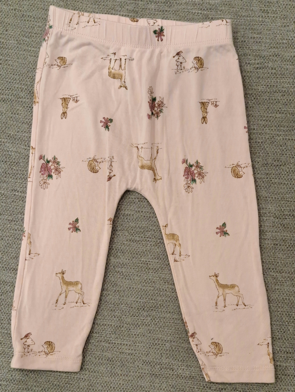 2/$10 Purely Soft Pink Forest Friends Leggings